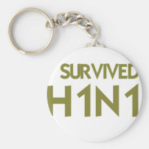 I Survived H1N1 Keychains
