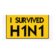 I Survived H1N1 photo cards