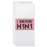 I Survived H1N1 Rack Card Design
