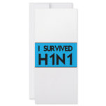 I Survived H1N1 Personalized Rack Card