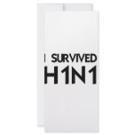 I Survived H1N1 Custom Rack Cards