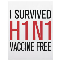 I Survived H1N1 Vaccine Free letterhead