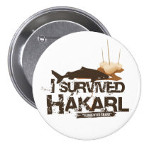 I survived Hákarl Button buttons