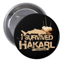 I survived Hákarl Button buttons