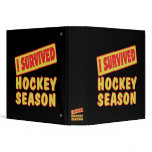 I SURVIVED HOCKEY SEASON BINDER