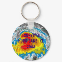 I SURVIVED HURRICANE IKE 2008 keychains