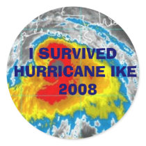 I SURVIVED HURRICANE IKE  2008 STICKERS