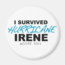 I Survived Hurricane Irene 2011 Refrigerator Magnet