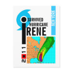new york, new york city, nyc, postcard, i survived