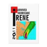 I Survived Hurricane Irene Postcard