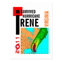 I Survived Hurricane Irene Virginia Postcard postcards