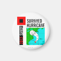 I Survived Hurricane Sandy Magnet 4 magnets