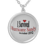 "I Survived Hurricane Sandy" Necklace