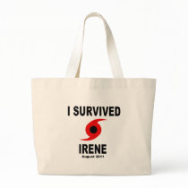 I SURVIVED IRENE August 2011 Canvas Bags