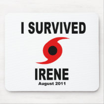 I SURVIVED IRENE August 2011 Mouse Pad