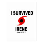 I SURVIVED IRENE August 2011 Postcards