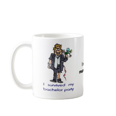 I survived my bachelor party coffee mugs by bachelorpartyportal