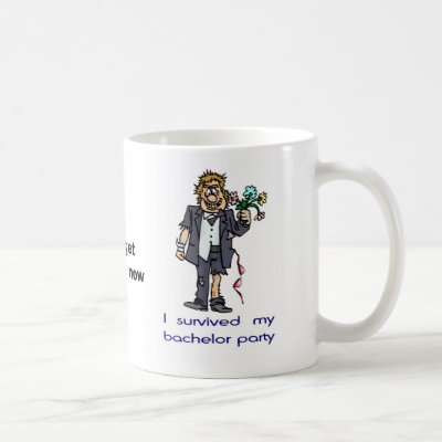I survived my bachelor party Mug by bachelorpartyportal