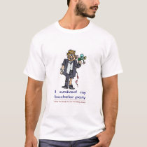 I survived my bachelor party t-shirts by bachelorpartyportal I survived my bachelor party t-shirts