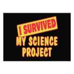 I SURVIVED MY SCIENCE PROJECT INVITES I SURVIVED MY SCIENCE PROJECT INVITES
