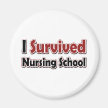 I Survived Nursing School Refrigerator Magnets