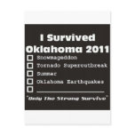 I Survived OK Postcard
