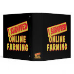 I SURVIVED ONLINE FARMING BINDER