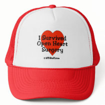I Survived Open Heart Surgery hats