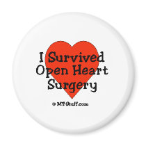 I Survived Open Heart Surgery magnets