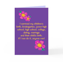 I Survived Parenting Greeting Card