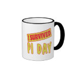 I SURVIVED PI DAY MUGS