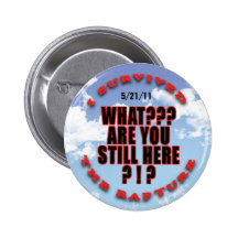 "I survived...rapture" #7 Buttons