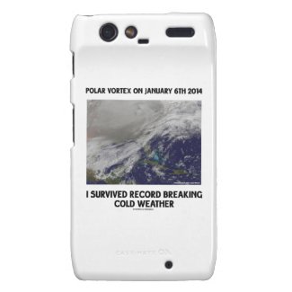 I Survived Record Breaking Cold Weather Droid RAZR Case