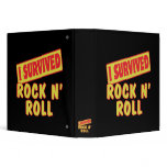 I SURVIVED ROCK N ROLL BINDERS