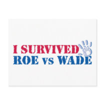 More I survived Roe vs Wade (hand) Post Cards Zazzle Postcards gift ideas I survived Roe vs Wade (hand) Post Cards Zazzle Postcards