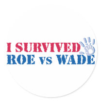 More I survived Roe vs Wade (hand) Round Sticker Zazzle Stickers gift ideas I survived Roe vs Wade (hand) Round Sticker Zazzle Stickers