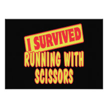 I SURVIVED RUNNING WITH SCISSORS ANNOUNCEMENT