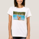 "I survived...", Sabliere pool, text embossed t-shirts