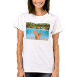 "I survived...", Sabliere pool, text embossed t-shirts