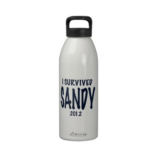 I Survived Sandy 2012, Hurricane Sandy Water Bottle