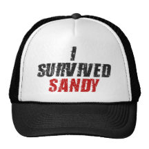 I Survived Sandy - Hurricane Sandy Hat (black)