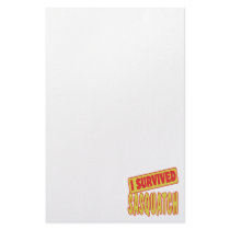 I SURVIVED SASQUATCH CUSTOMIZED STATIONERY