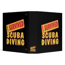 I SURVIVED SCUBA DIVING BINDERS