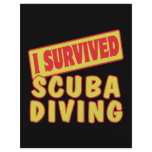 I SURVIVED SCUBA DIVING CUSTOM FLYER