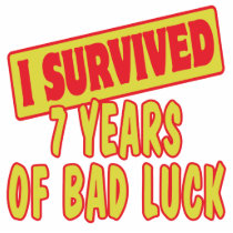I SURVIVED SEVEN YEARS OF BAD LUCK PHOTO SCULPTURES