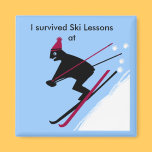 I survived ski lessons at magnets
