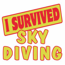 I SURVIVED SKYDIVING PHOTO CUT OUT