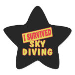I SURVIVED SKYDIVING stickers