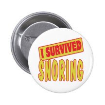 I SURVIVED SNORING PIN