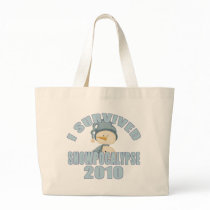 I Survived Snowpocalypse 2010 Tote Bag